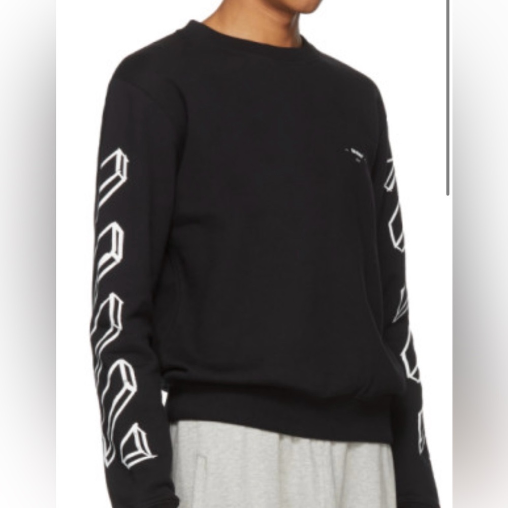Off White Virgil Abloh "Main Label" 2018 fall winter XS